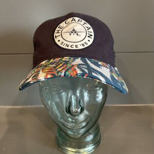 Aviate The Captain Mens Trucker Mesh Snapback Hat Cap Airport